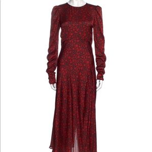 Maje Floral Print Long Dress